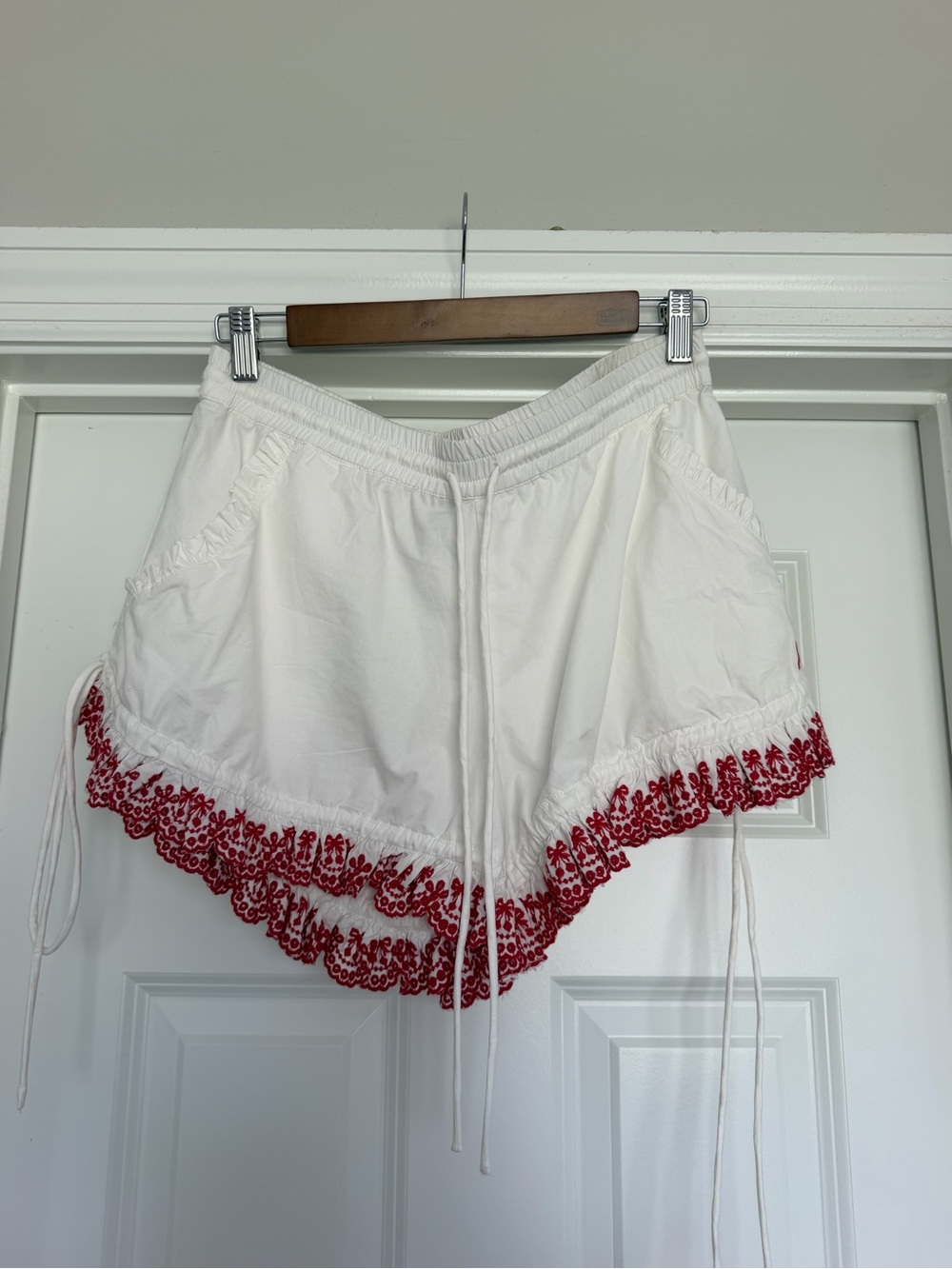 Damson Madder Blouse with Red Embroidered Collar - Picture 2 of 13